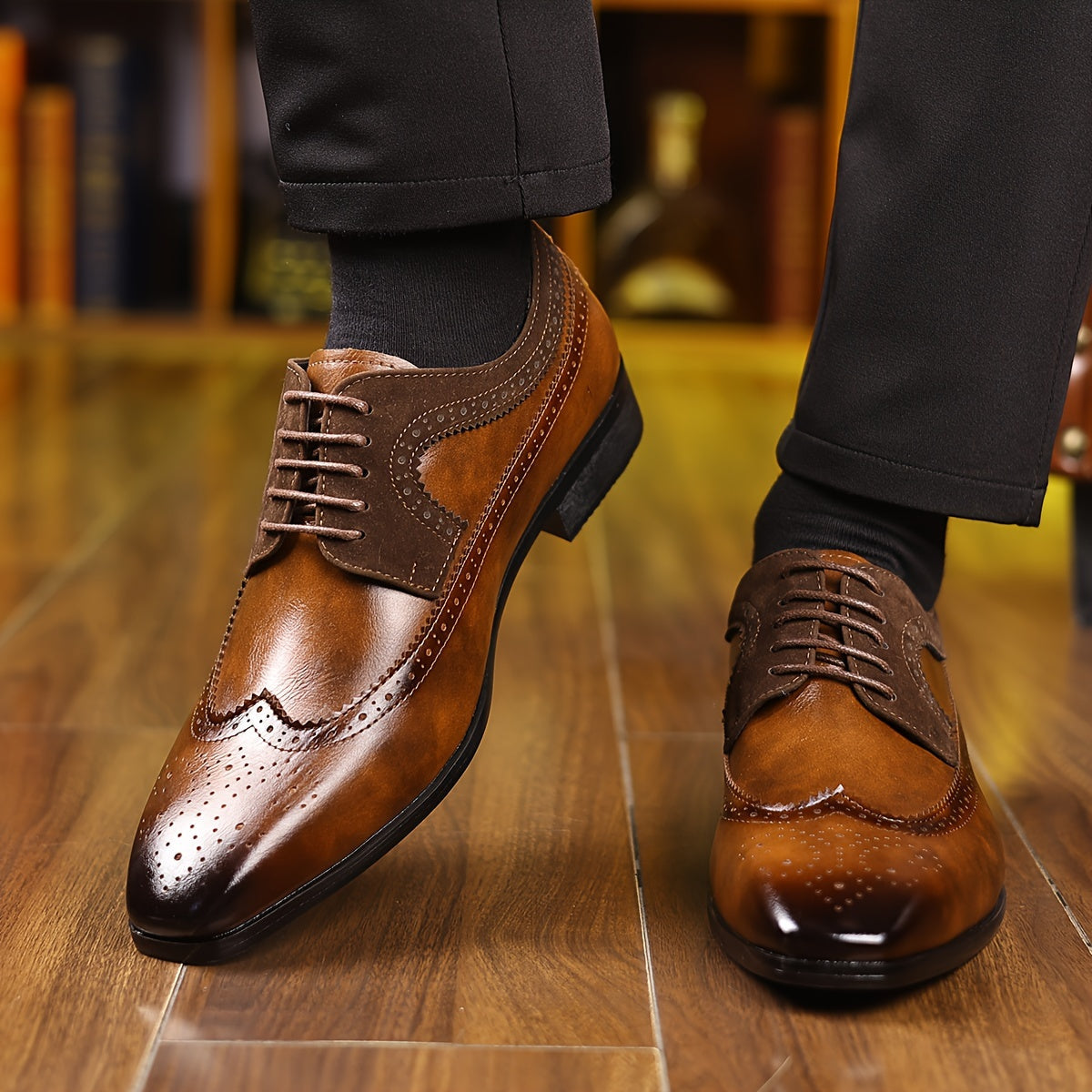 Men's Leather Oxford Shoes – Bargemon