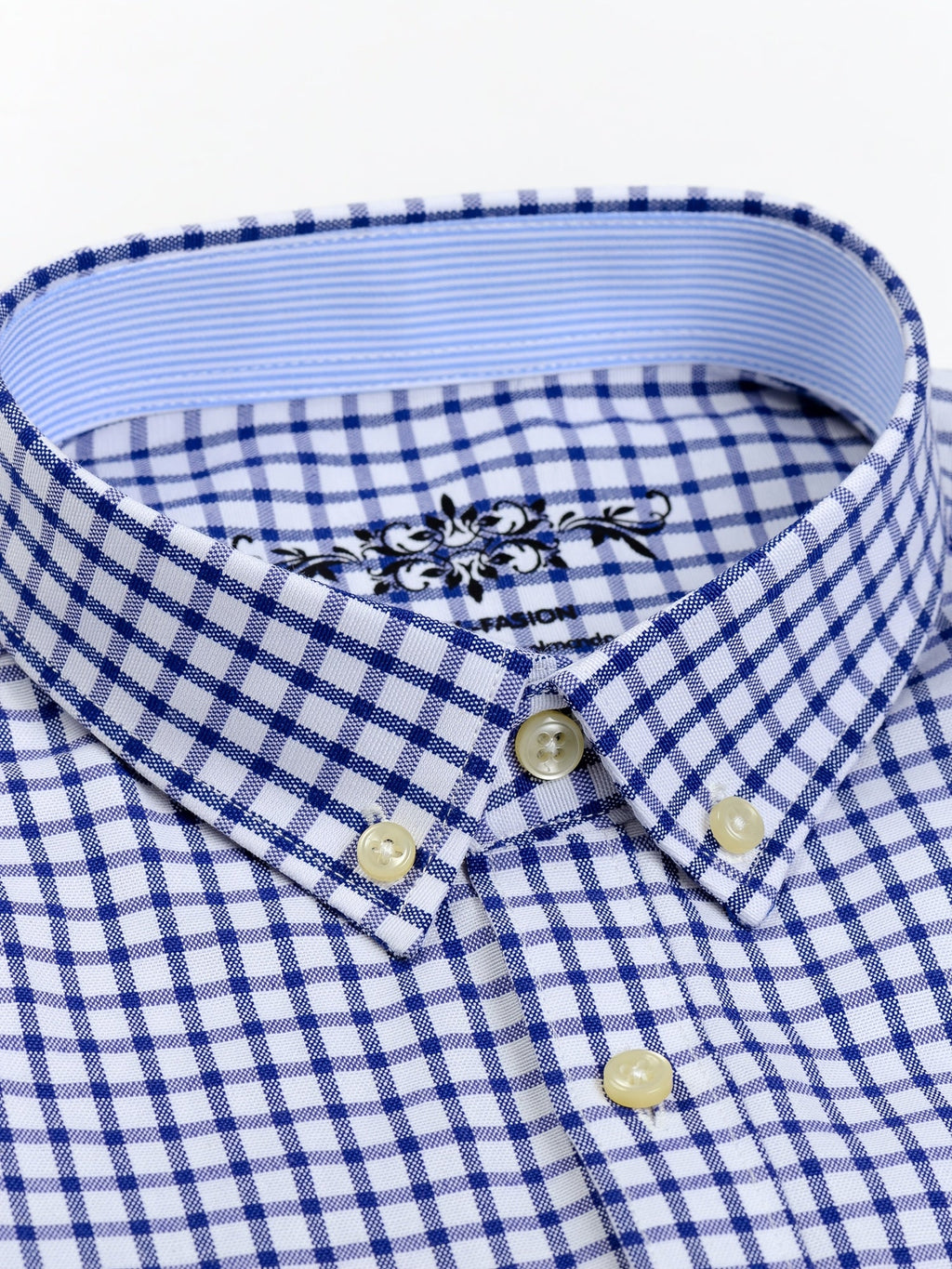 Men's cotton-blend Oxford long-sleeve shirt