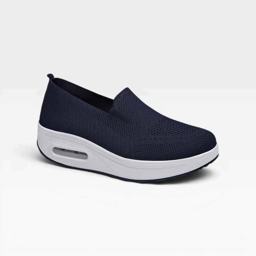 Women's Mesh Platform Trainers with Air Cushion Sole — view 9