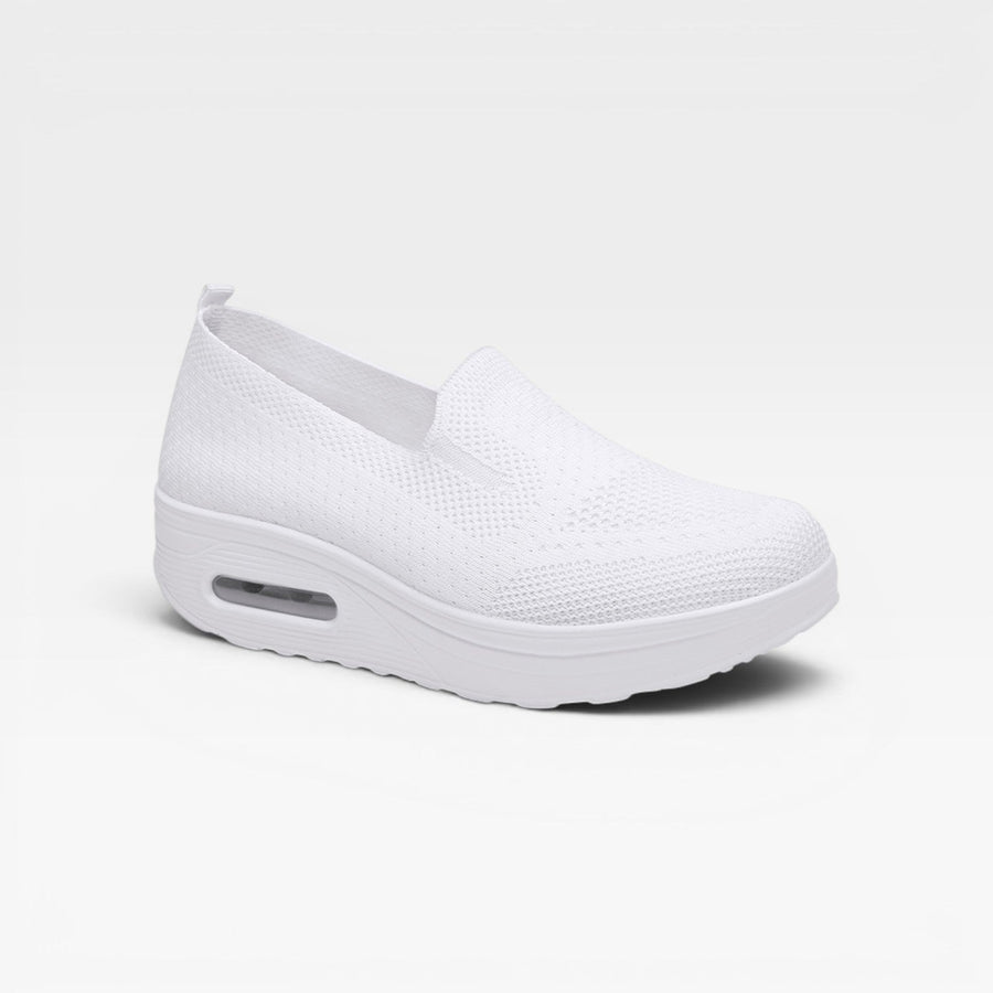 Women's Mesh Platform Trainers with Air Cushion Sole — view 15