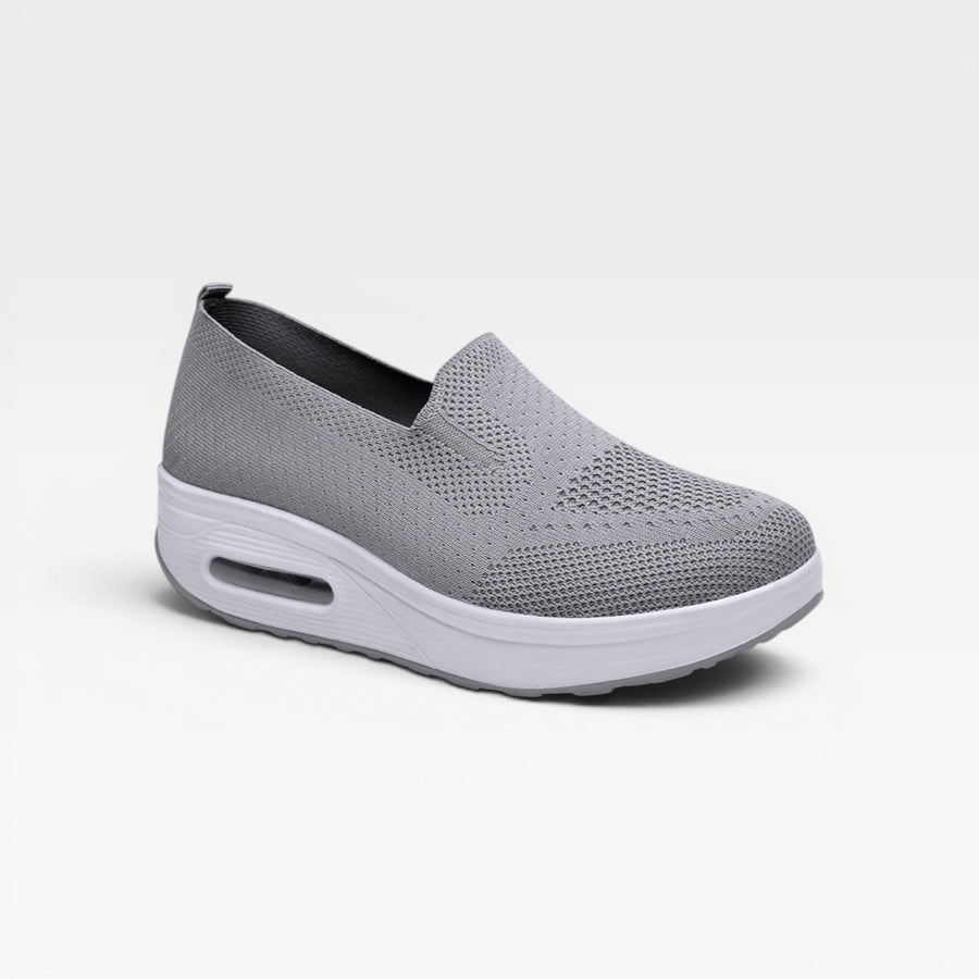 Women's Mesh Platform Trainers with Air Cushion Sole — view 13