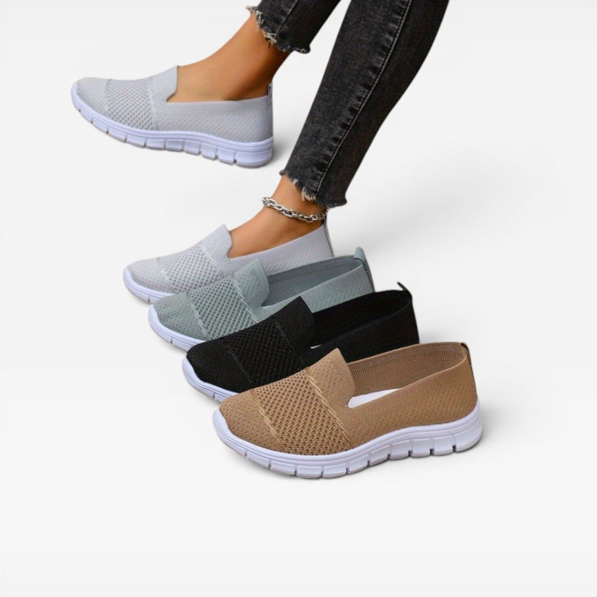 Women's Lightweight Breathable Mesh Trainers — view 13