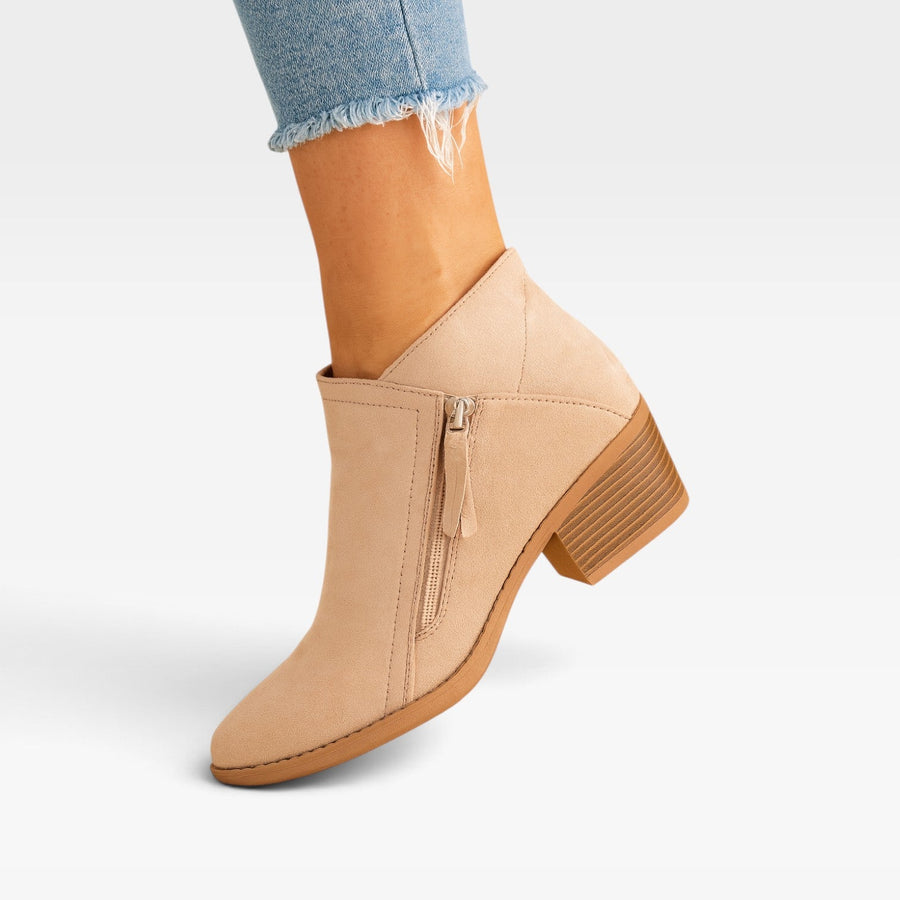 Women's Suede Ankle Boots with Orthopaedic Insole — view 5