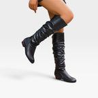 Women's Knee-High Boots with Warm Lining — view 6