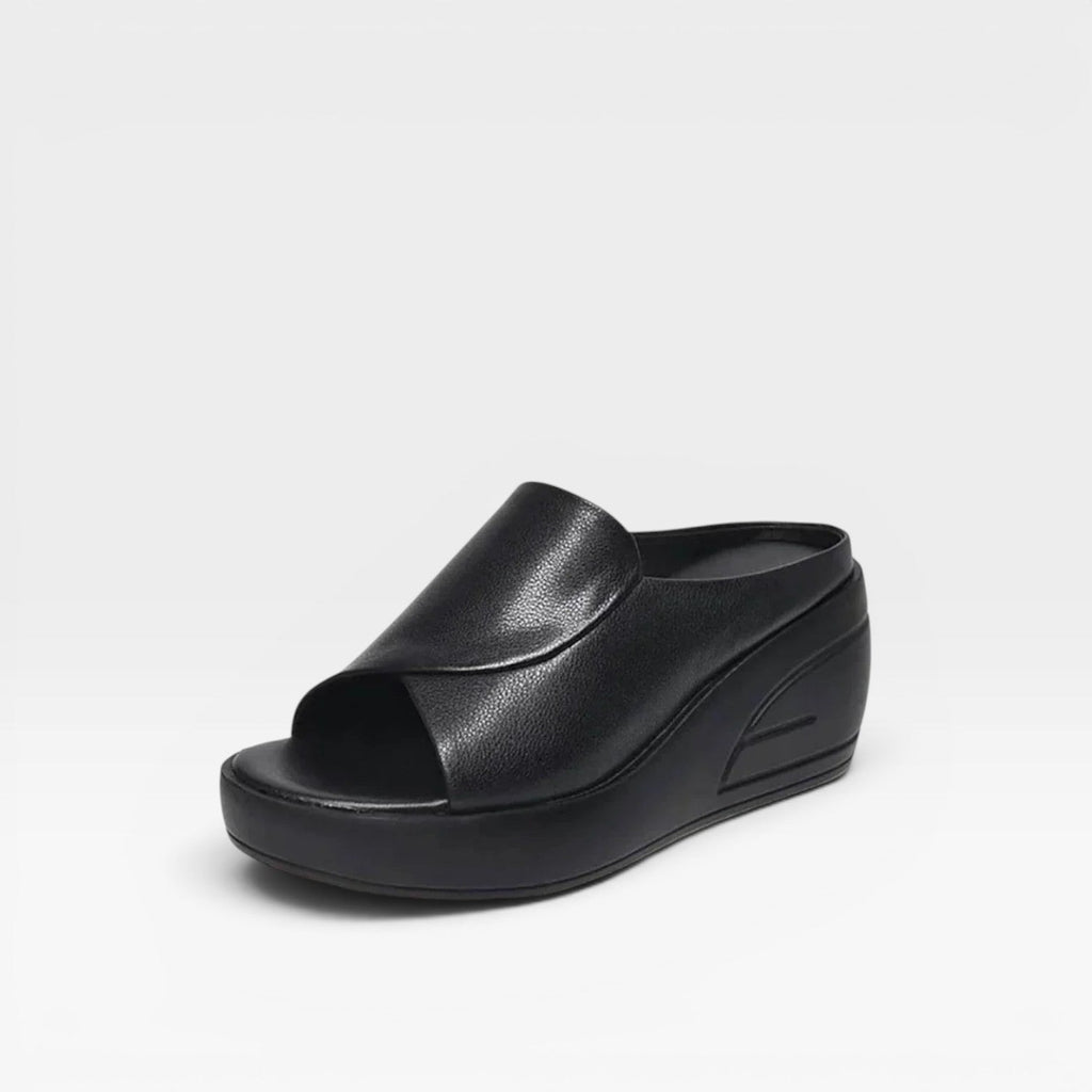 Women's Slip-On Wedge Sandals with Padded Platform — view 2