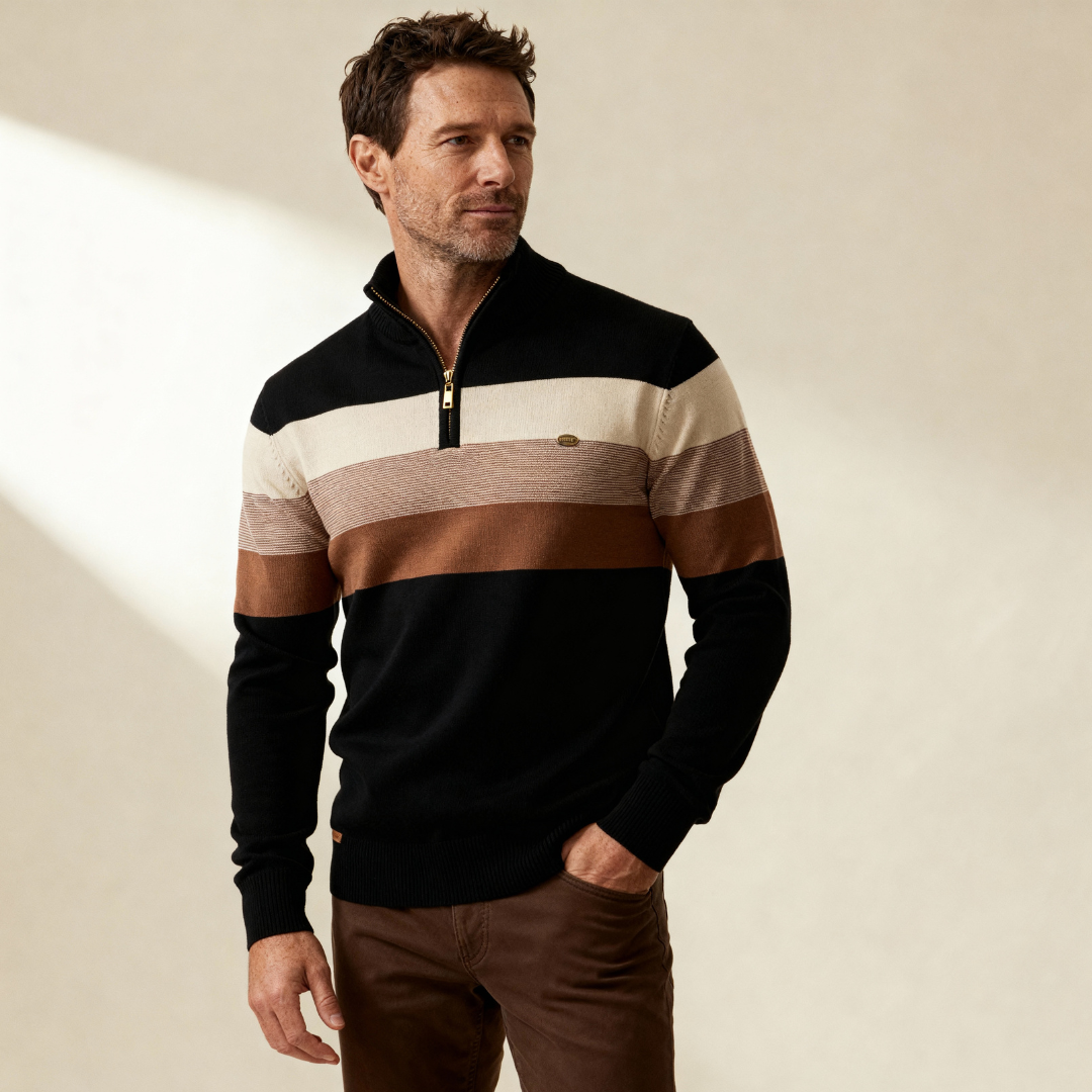 Men's Quarter-Zip Jumper | Burk
