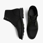 Men's Leather Cap Toe Lace-Up Ankle Boots — view 3