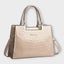 Kiara - Glossy Crocodile Pattern Handbag