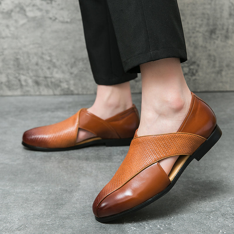 Men's Vintage Leather Loafers – Bayonne