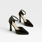 Women's Patent Leather Heels with Ankle Strap — view 12