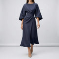 Women’s Evening Dress with Waist Belt - Parker and Grant