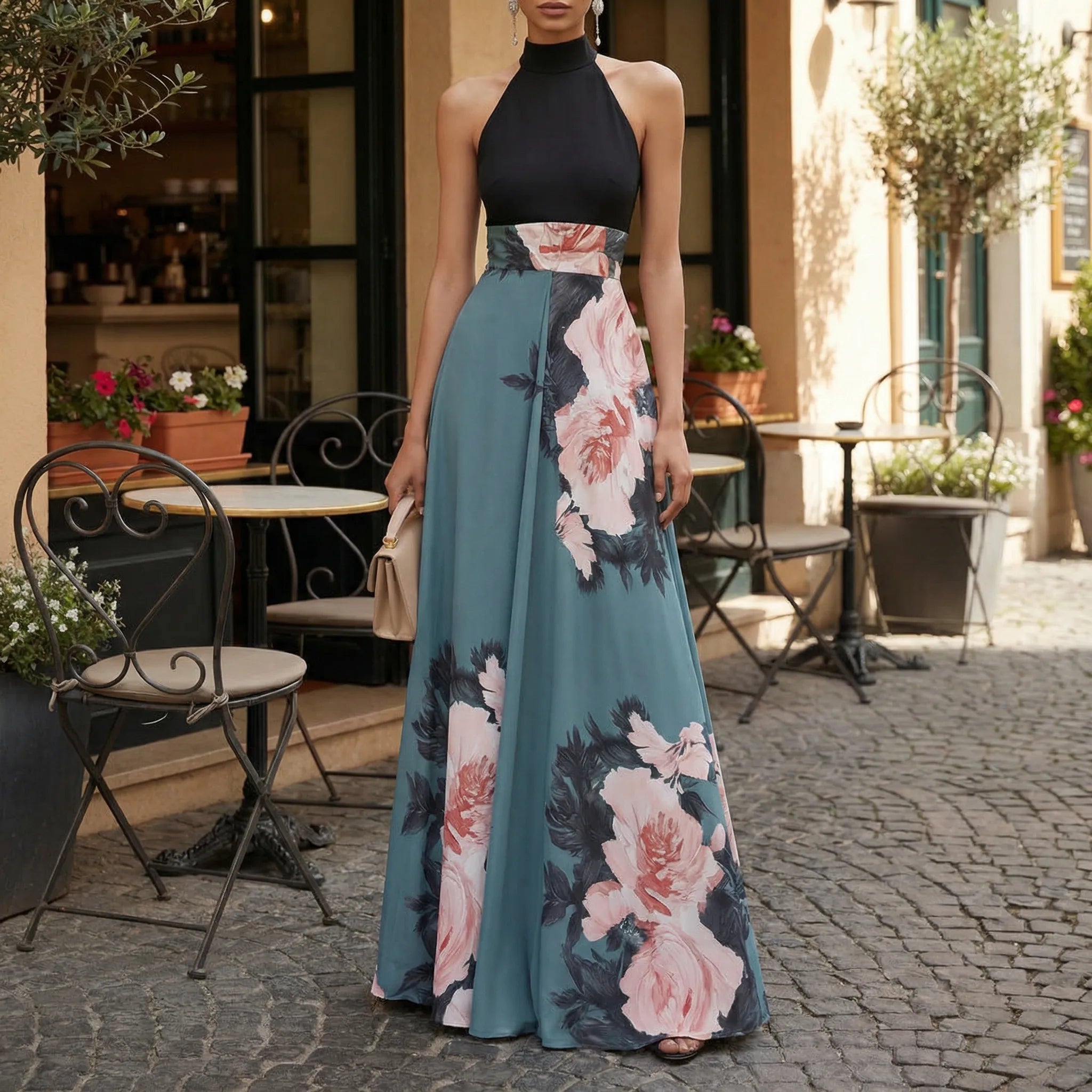 Women’s Floral Sleeveless Maxi Summer Dress - Parker and Grant