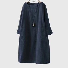 Grace | Relaxed Corduroy Midi Dress