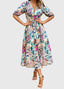 Merlin™ | Flattering Floral Midi Dress