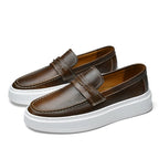 Men's Leather Boat Shoes – Scicli