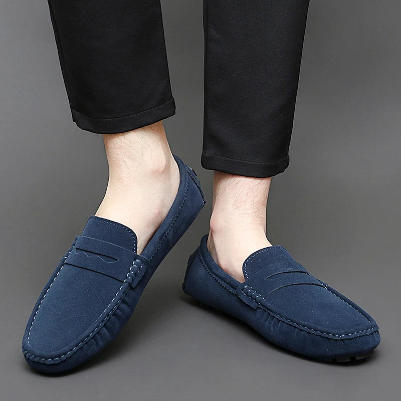 Men's Suede Boat Shoes – Elnath