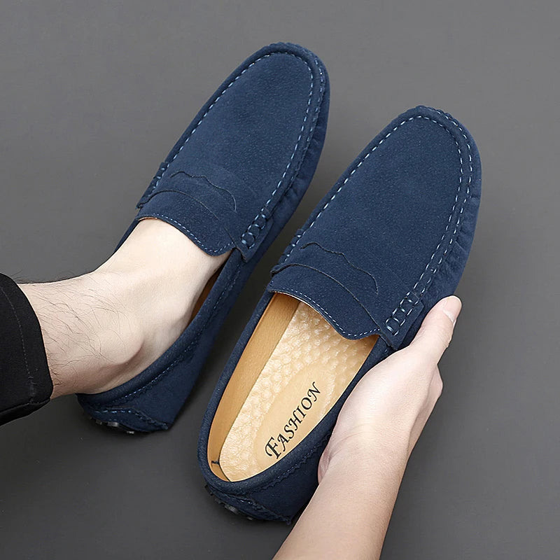 Men's Suede Boat Shoes – Elnath