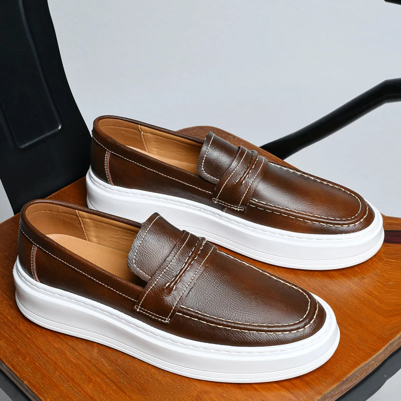 Men's Leather Boat Shoes – Scicli