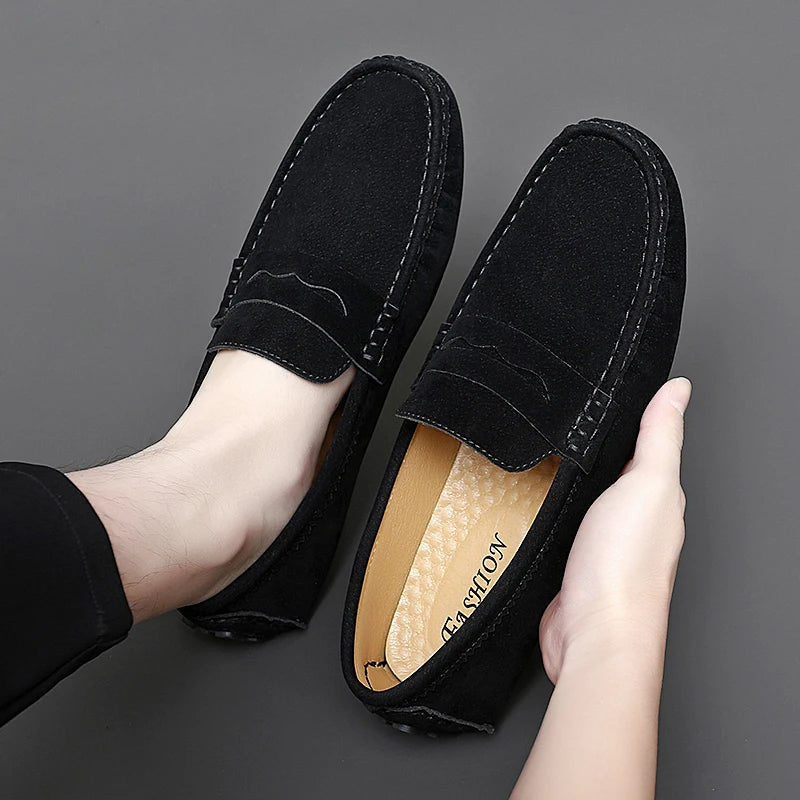 Men's Suede Boat Shoes – Elnath