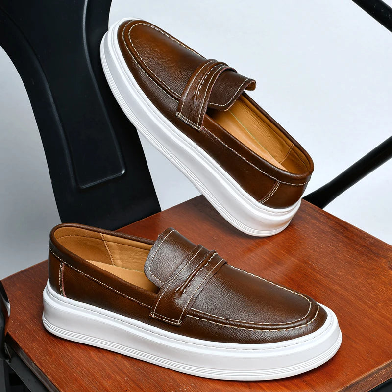 Men's Leather Boat Shoes – Scicli