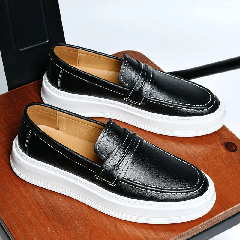 Men's Leather Boat Shoes – Scicli