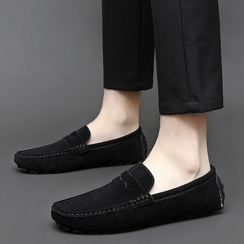 Men's Suede Boat Shoes – Elnath