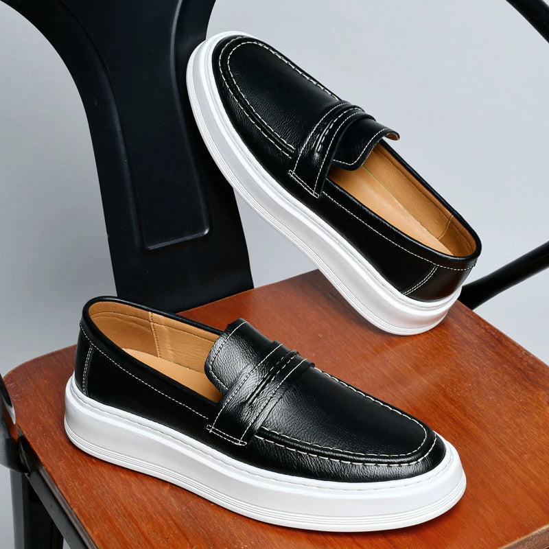 Men's Leather Boat Shoes – Scicli