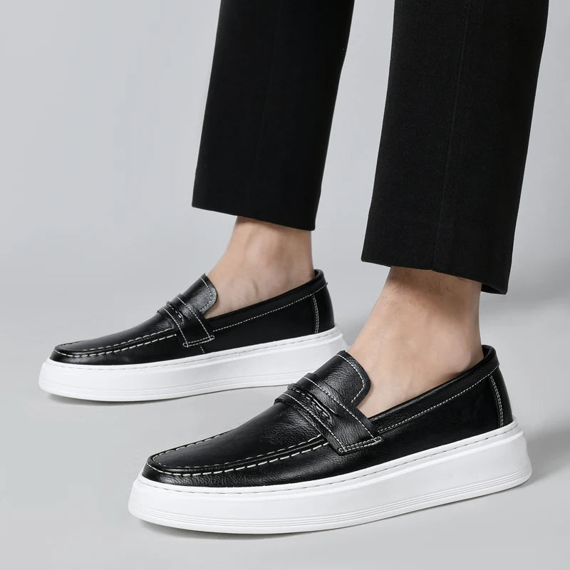 Men's Leather Boat Shoes – Scicli