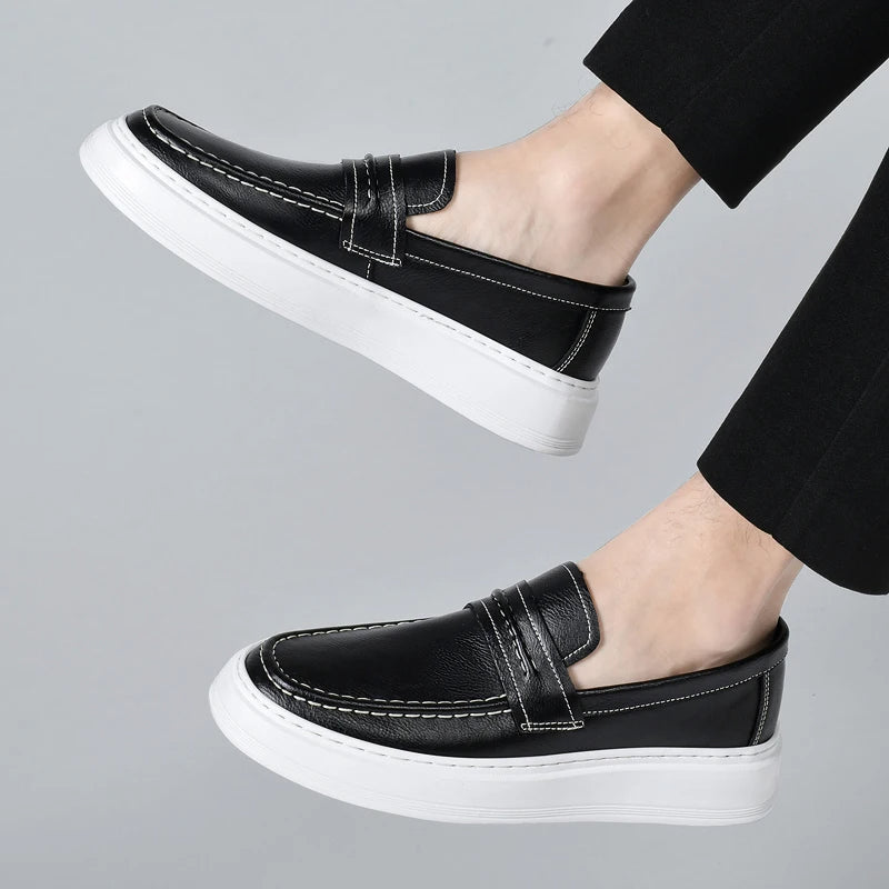 Men's Leather Boat Shoes – Scicli