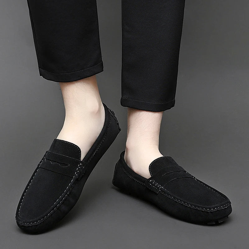 Men's Suede Boat Shoes – Elnath