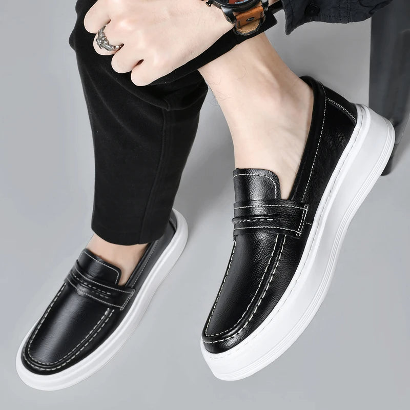 Men's Leather Boat Shoes – Scicli