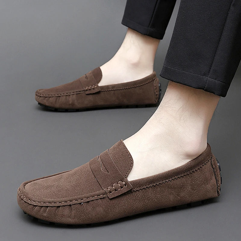 Men's Suede Boat Shoes – Elnath