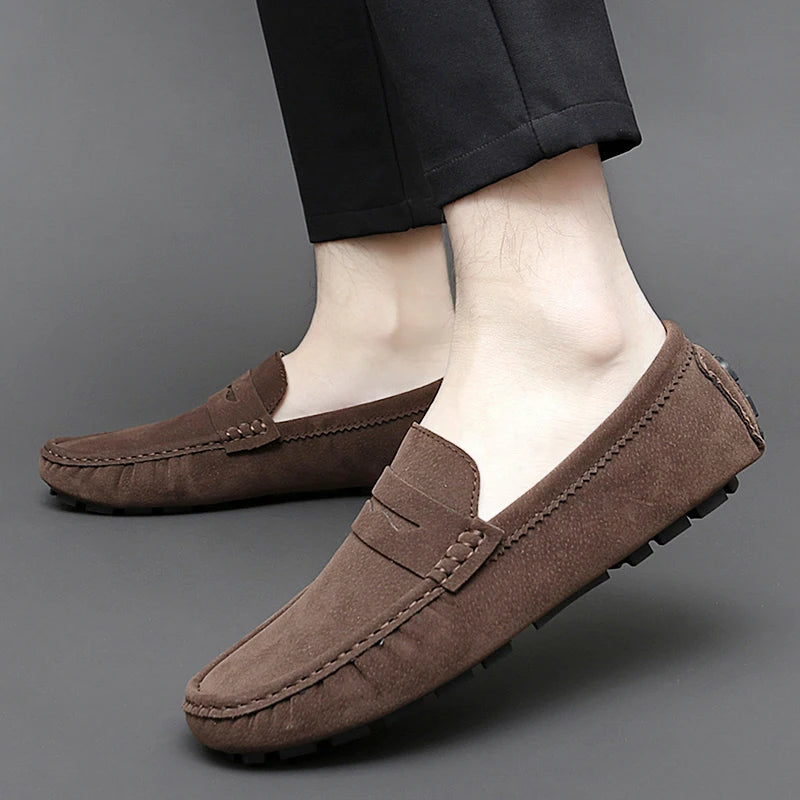 Men's Suede Boat Shoes – Elnath