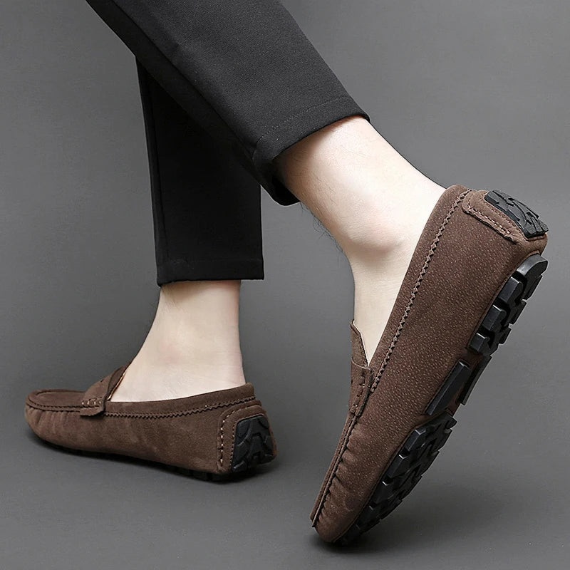 Men's Suede Boat Shoes – Elnath