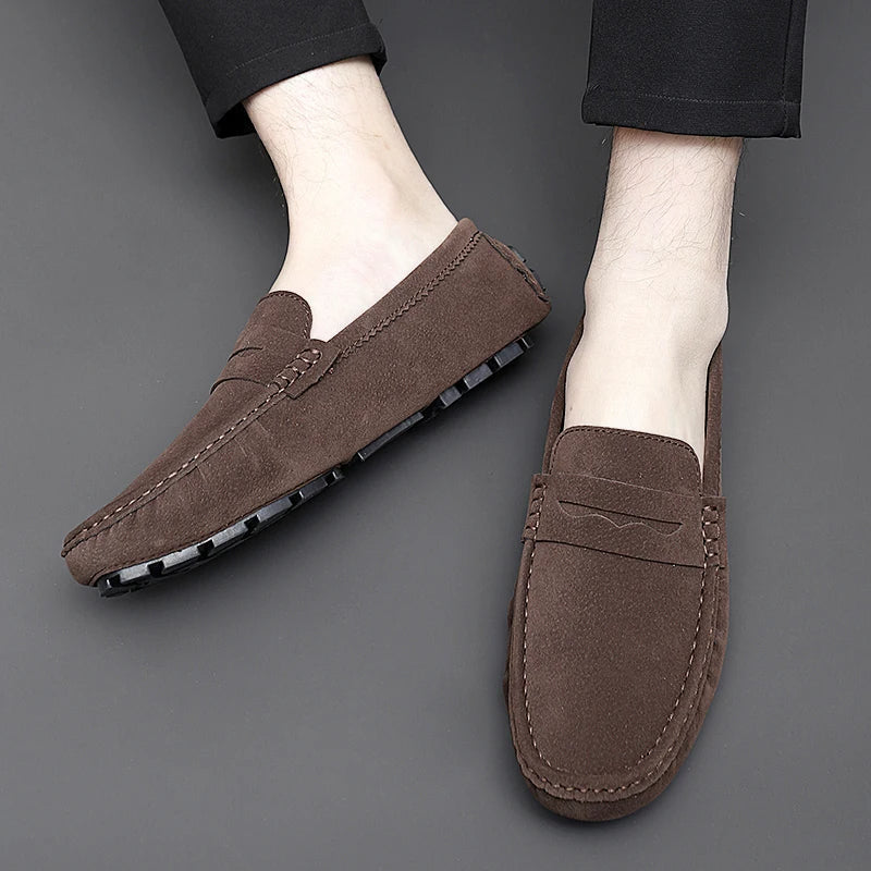 Men's Suede Boat Shoes – Elnath