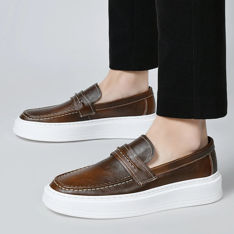 Men's Leather Boat Shoes – Scicli