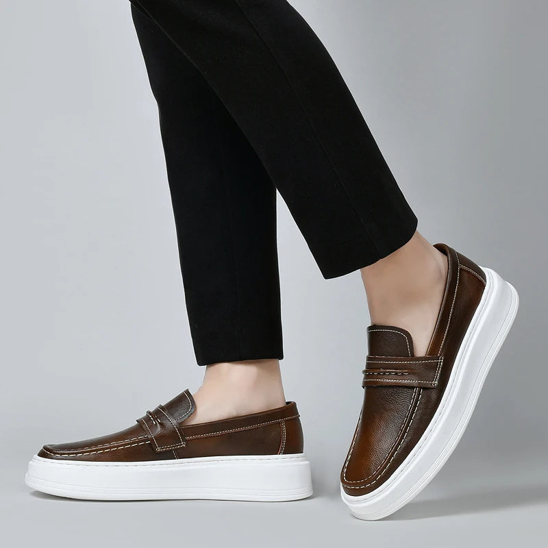 Men's Leather Boat Shoes – Scicli