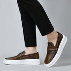 Men's Leather Boat Shoes – Scicli