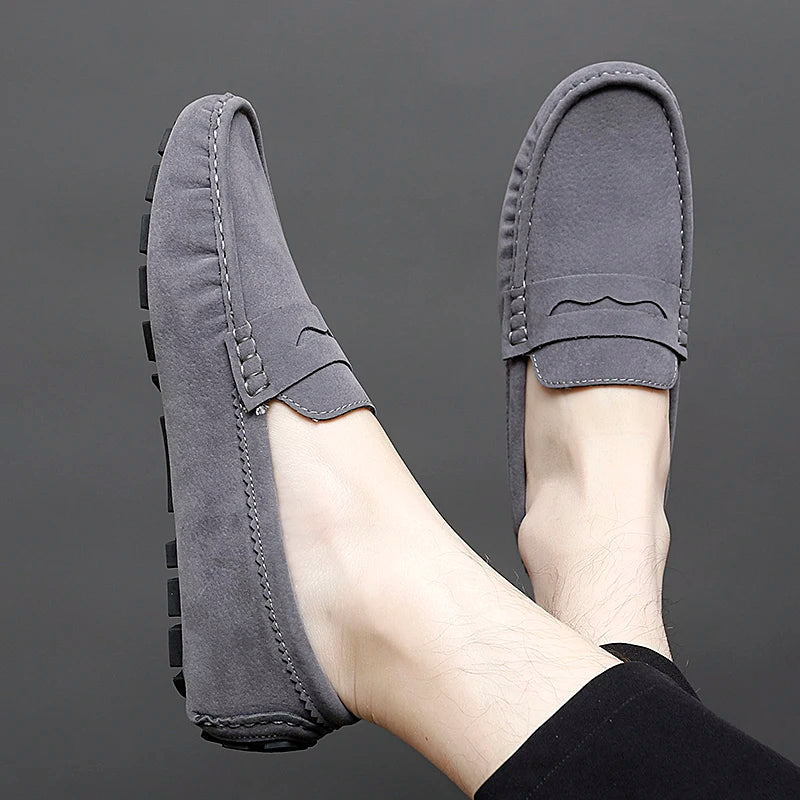 Men's Suede Boat Shoes – Elnath