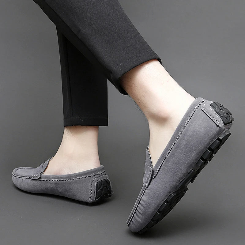 Men's Suede Boat Shoes – Elnath