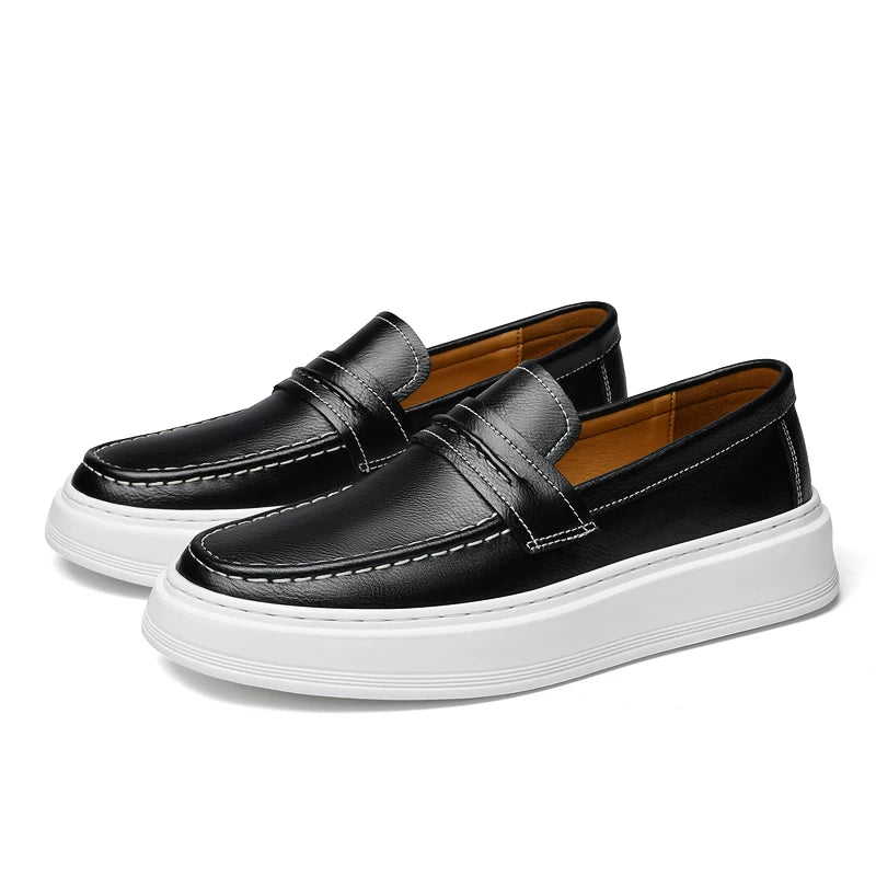 Men's Leather Boat Shoes – Scicli