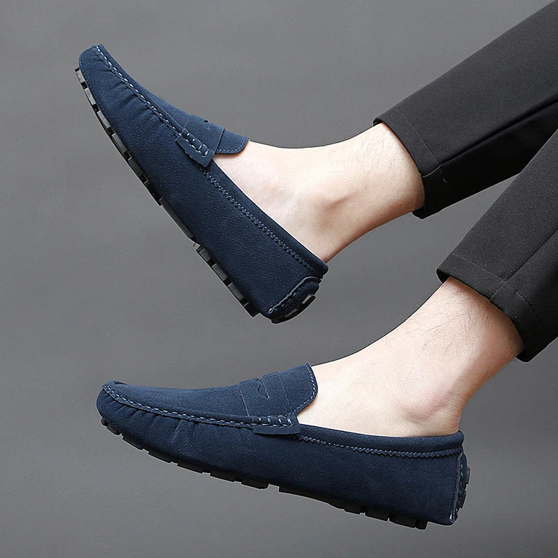 Men's Suede Boat Shoes – Elnath
