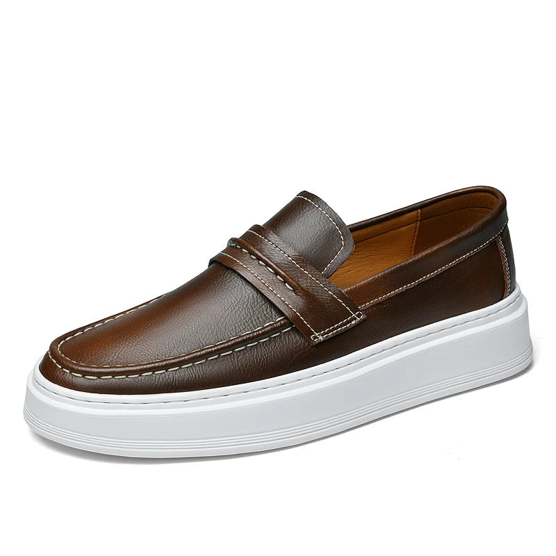 Men's Leather Boat Shoes – Scicli
