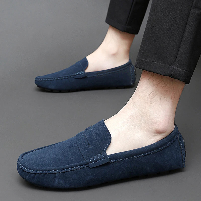 Men's Suede Boat Shoes – Elnath