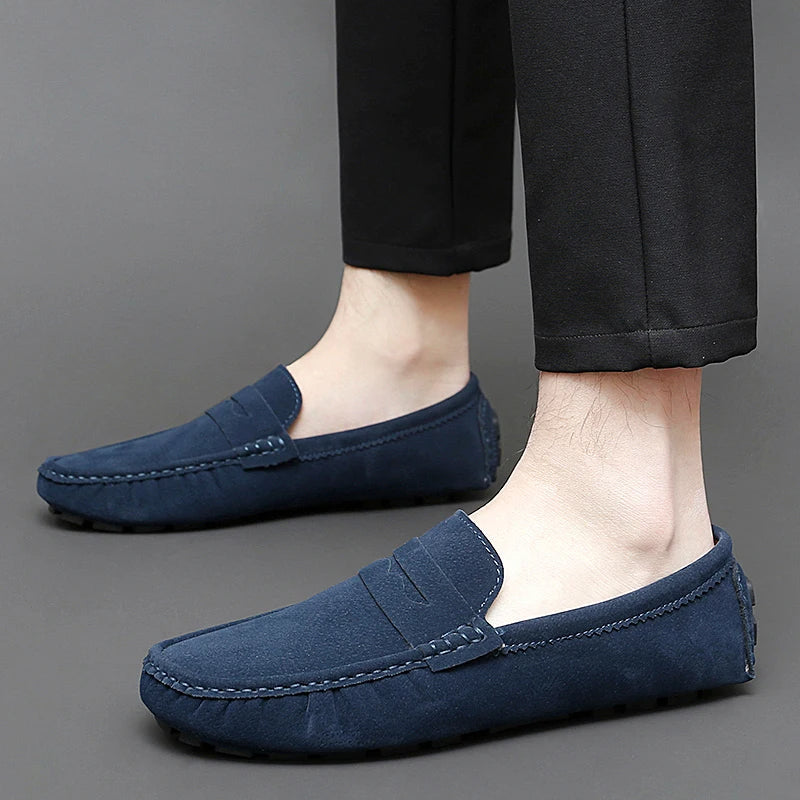 Men's Suede Boat Shoes – Elnath