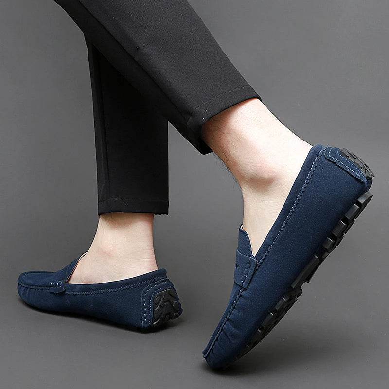 Men's Suede Boat Shoes – Elnath