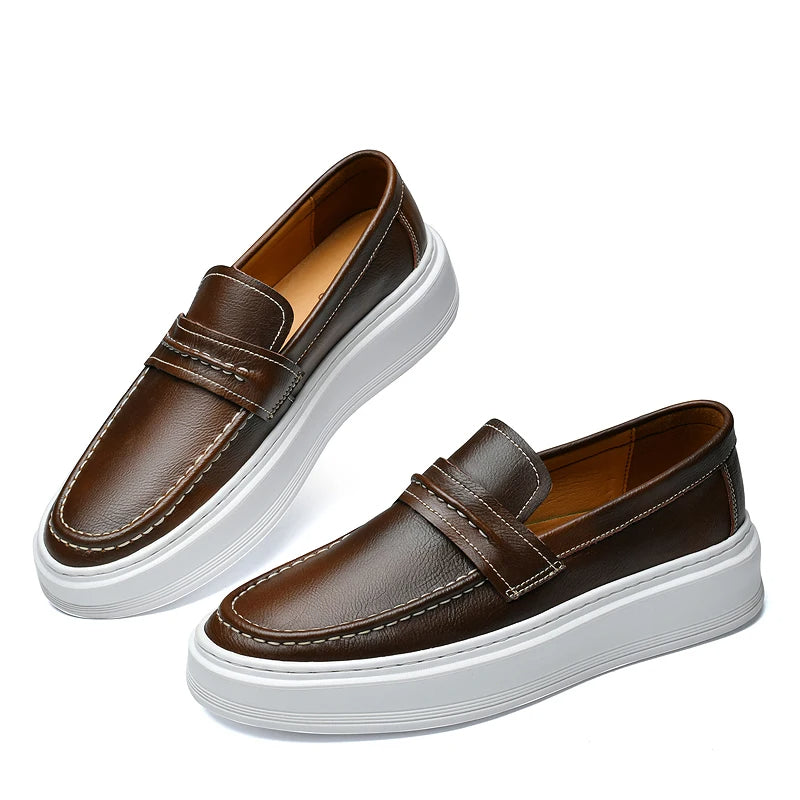 Men's Leather Boat Shoes – Scicli