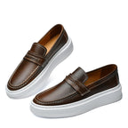 Men's Leather Boat Shoes – Scicli