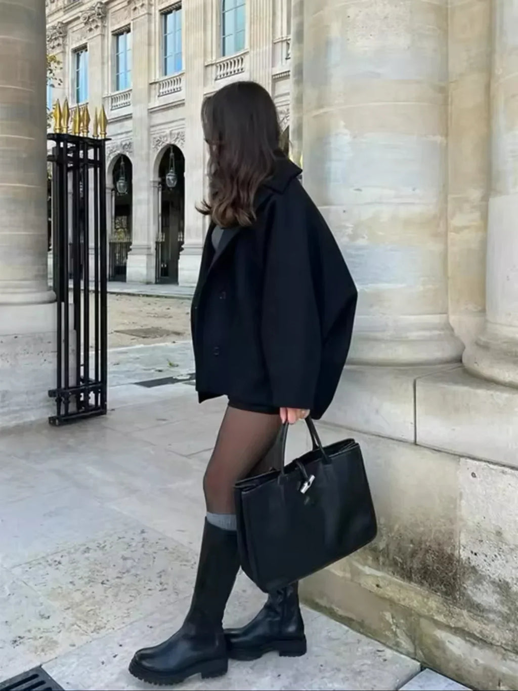 Manteau oversize en mélange de laine pour femme | Sidmouth