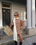Manteau oversize en mélange de laine pour femme | Sidmouth